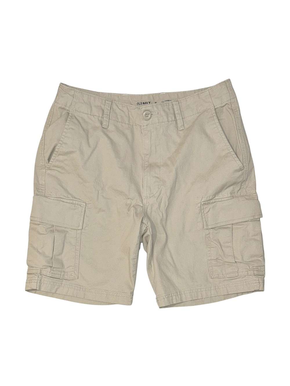 OLD NAVY Men's Khaki Cargo Pocket Shorts Size 31 Waist